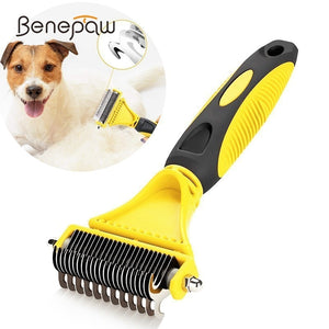 Benepaw Safe Dog Dematting Comb Pet Hair Brush