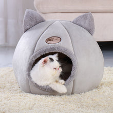 Load image into Gallery viewer, Soft Pet Cat Bed House Warm Pet Bed