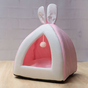 Hot sell Pet Cat Bed Indoor Kitten House Warm Small for cats