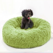 Load image into Gallery viewer, Round Plush Cat Bed House Soft Long Plush Cat Bed