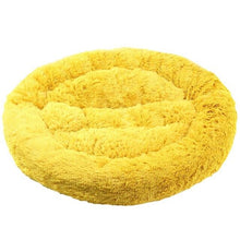 Load image into Gallery viewer, Round Plush Pet Cat Dog Bed