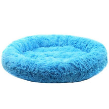 Load image into Gallery viewer, Round Plush Pet Cat Dog Bed