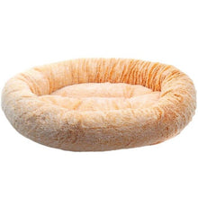 Load image into Gallery viewer, Round Plush Pet Cat Dog Bed