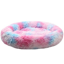 Load image into Gallery viewer, Round Plush Pet Cat Dog Bed