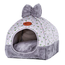 Load image into Gallery viewer, Pet Cat Bed Indoor Kitten House Warm Small for cats