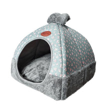 Load image into Gallery viewer, Pet Cat Bed Indoor Kitten House Warm Small for cats
