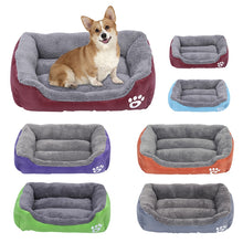 Load image into Gallery viewer, Plush Dog Bed Mat Dog Kennel Soft Warm Cozy Bed for Dog