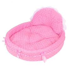 Load image into Gallery viewer, OUTAD Pet Dog Puppy Princess Bows Lace Heart Elegant Lovely Bed
